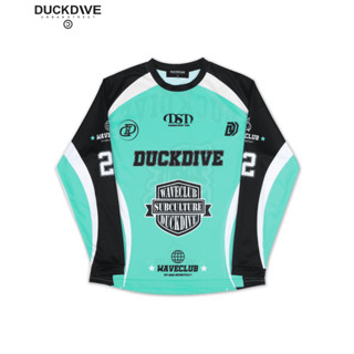 [DUCKDIVE] เสื้อแขนยาว ผ้าตาข่าย สีมิ้นท์ ของแท้ 100%