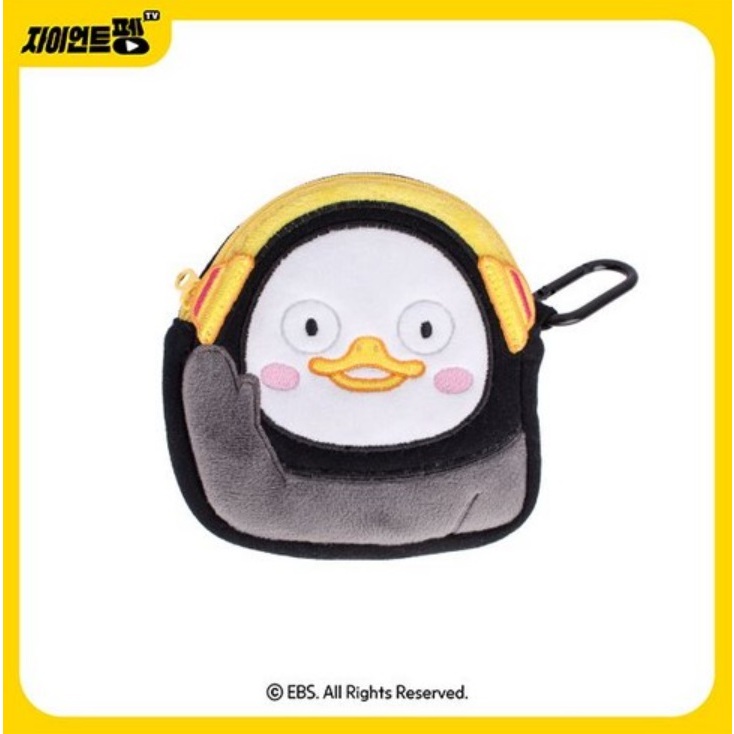 [Pengsoo] Korea Cartoon Character Penguin Pengsoo PENG-HA Compact Coin Wallet Keychain ; พวงกุญแจ จี
