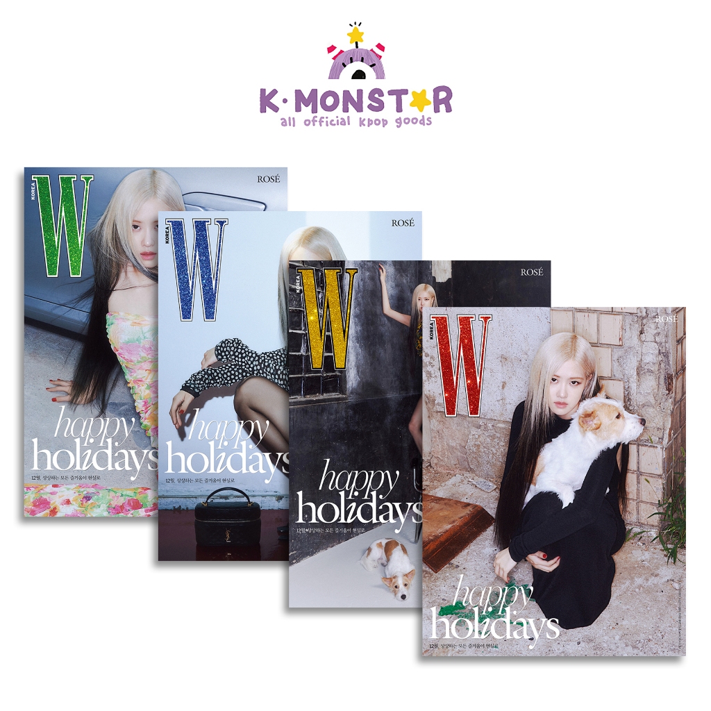 2023.12 W KOREA BLACKPINK ROSE COVER