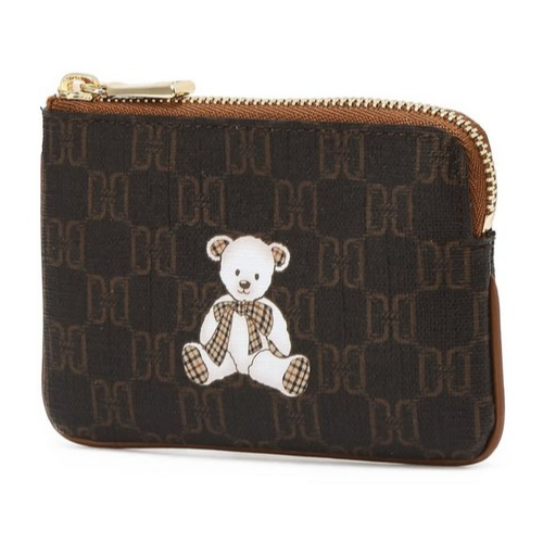 Daks กระเป๋าสตางค์ผู้หญิง DCHO5E794W3 25SS [DAKS BEAR] กระเป๋าใส่เหรียญหนังวัวซิป