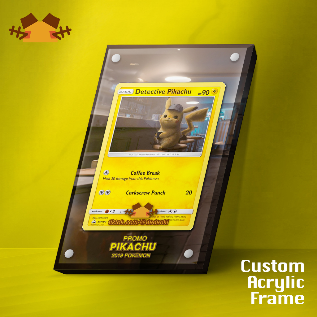 Detective Pikachu กรอบอะคริลิคแบบกําหนดเอง