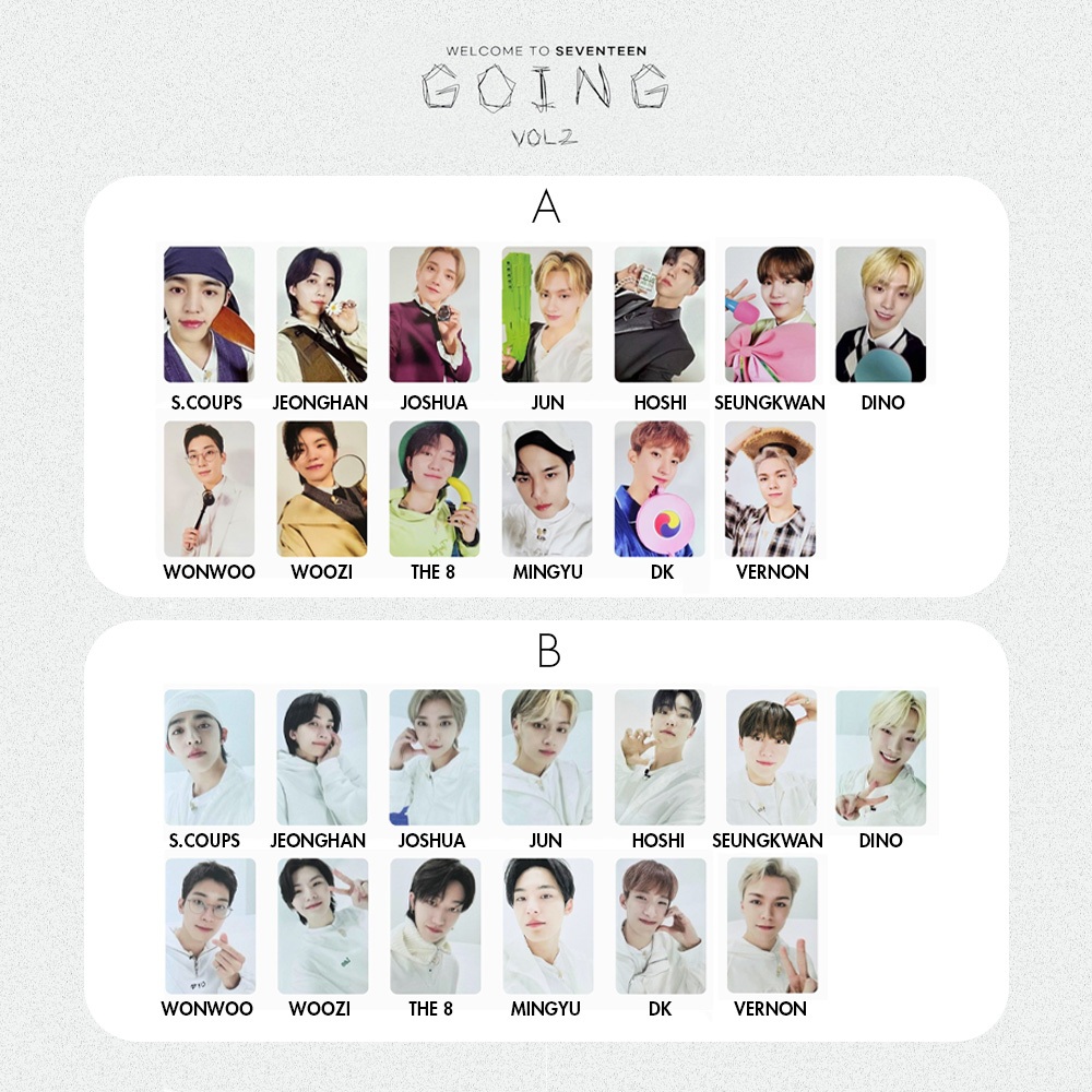 Seventeen - โฟโต้การ์ด GOING MAGAZINE VOL.2