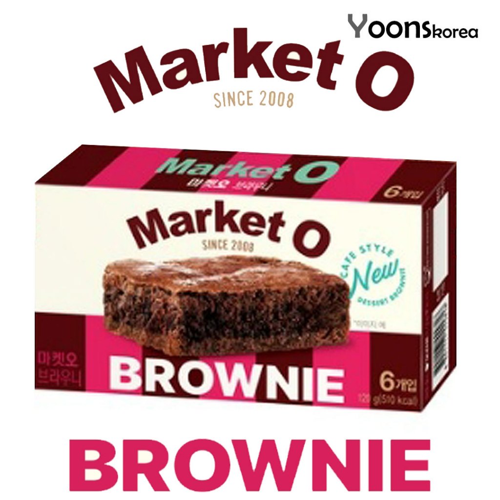 [Market O] Premium Brownie คุกกี้บิสกิตขนมเกาหลี 120g_6EA / จากเกาหลี