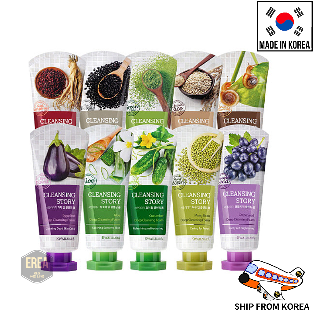 Kwainara Cleansing Story โฟมล้างหน้าล้ําลึก 120g 2EA