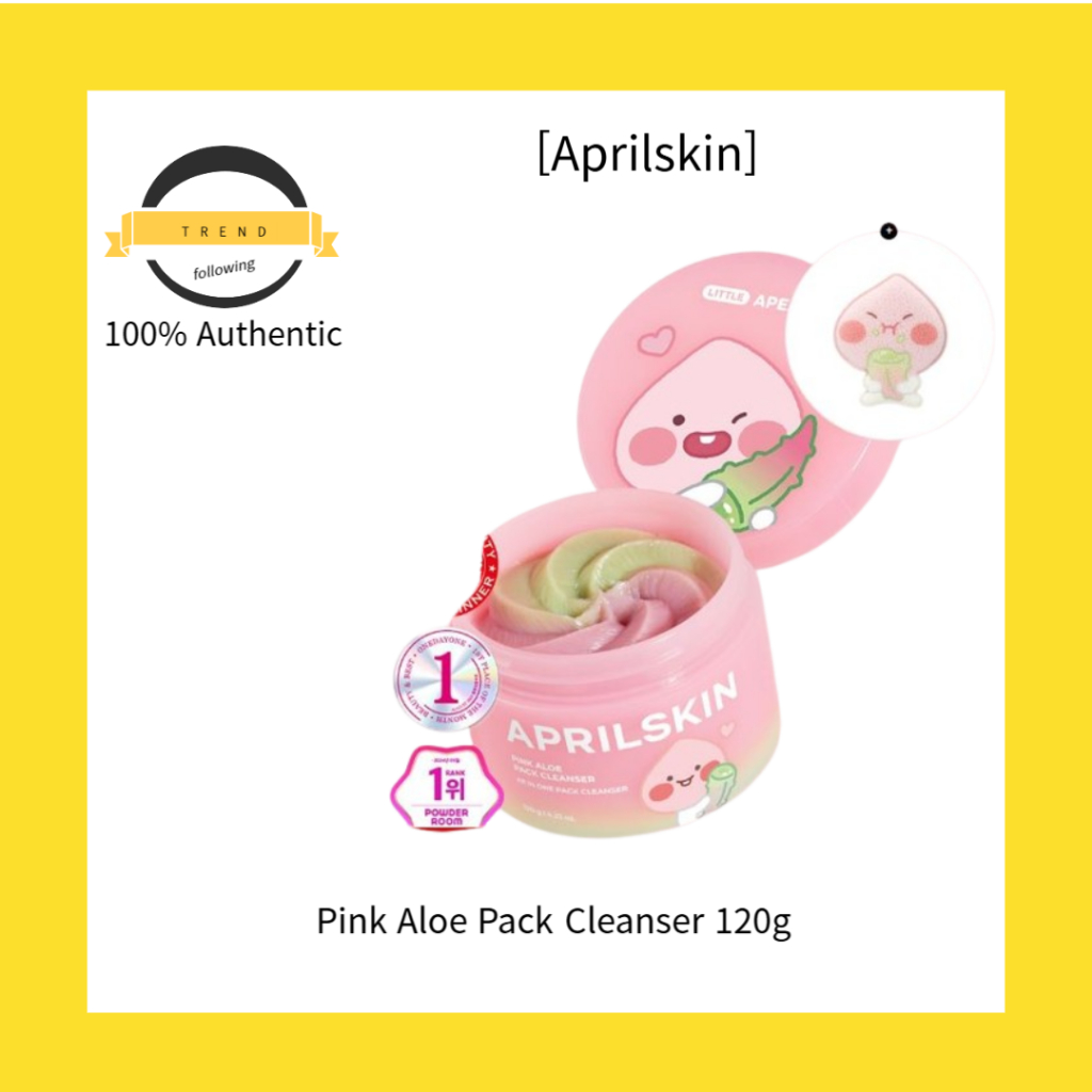 [Aprilskin] Pink Aloe Pack Cleanser 120g