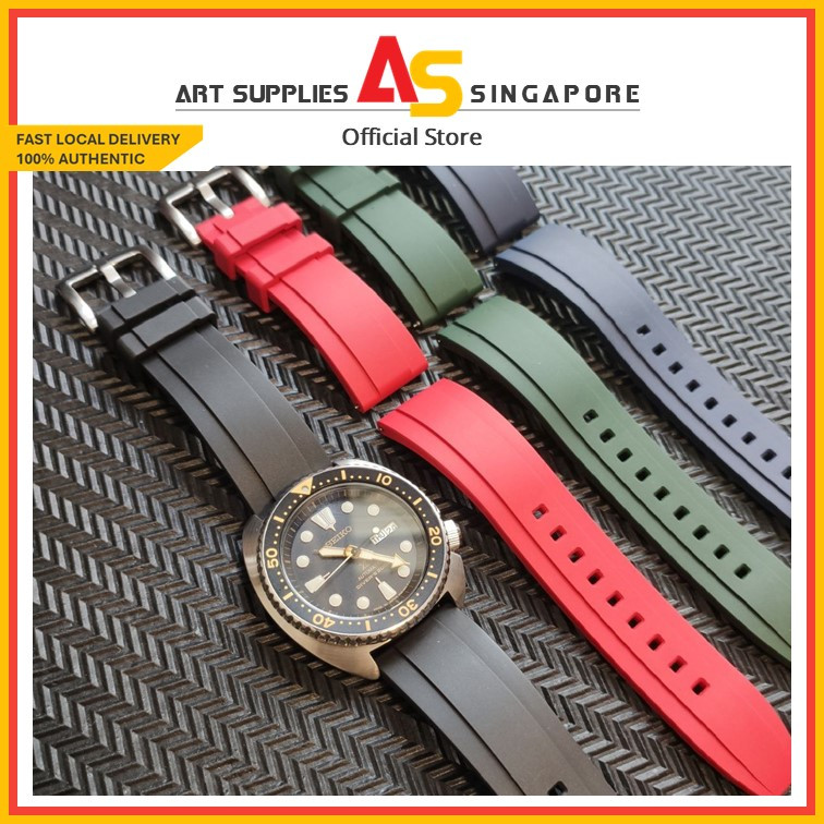 (SG Local) สายยางพรีเมี่ยม FKM ของแท้ Quick release - 20/22mm