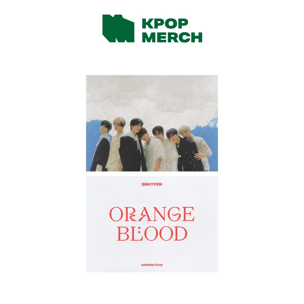 (Only POB) ENHYPEN Orange Blood Weverse [ Mini Poster ]