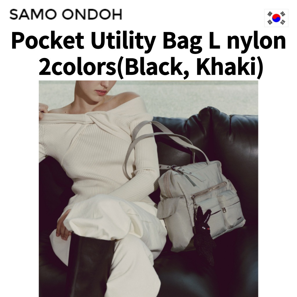 [SAMO Ondoh] "กระเป๋าอเนกประสงค์ ไนลอน L" มี 2 สี ของแท้ 100% จากเกาหลี