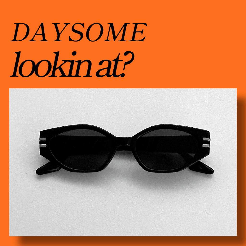 [DAYSOME]แว่นกันแดด Half Square