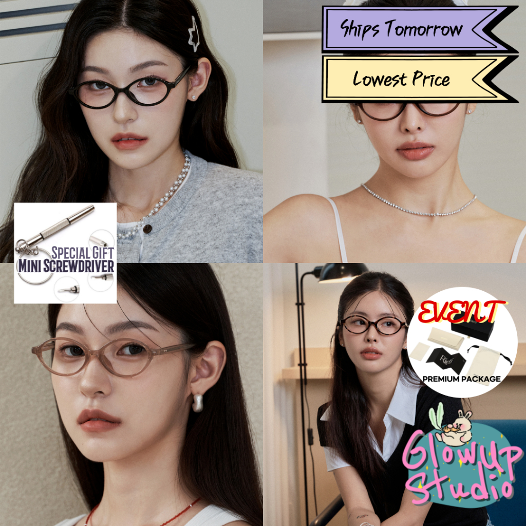 Rieti ERICA RT 1018 Blue Light และ UV Blocking Geek Chic แว่นตา 4 สี