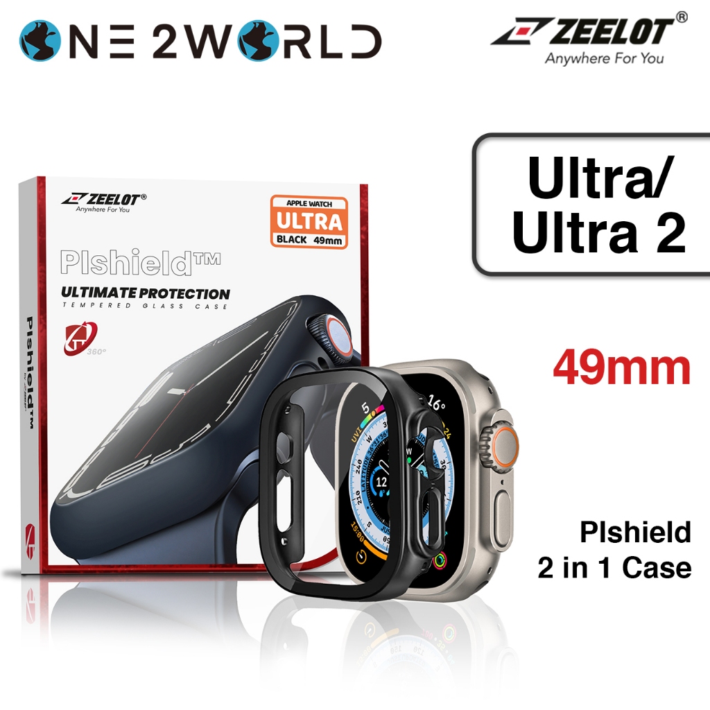 ZEELOT PIshield เคส 2 in 1 สําหรับ Apple Watch Ultra/Ultra 2 49 มม.