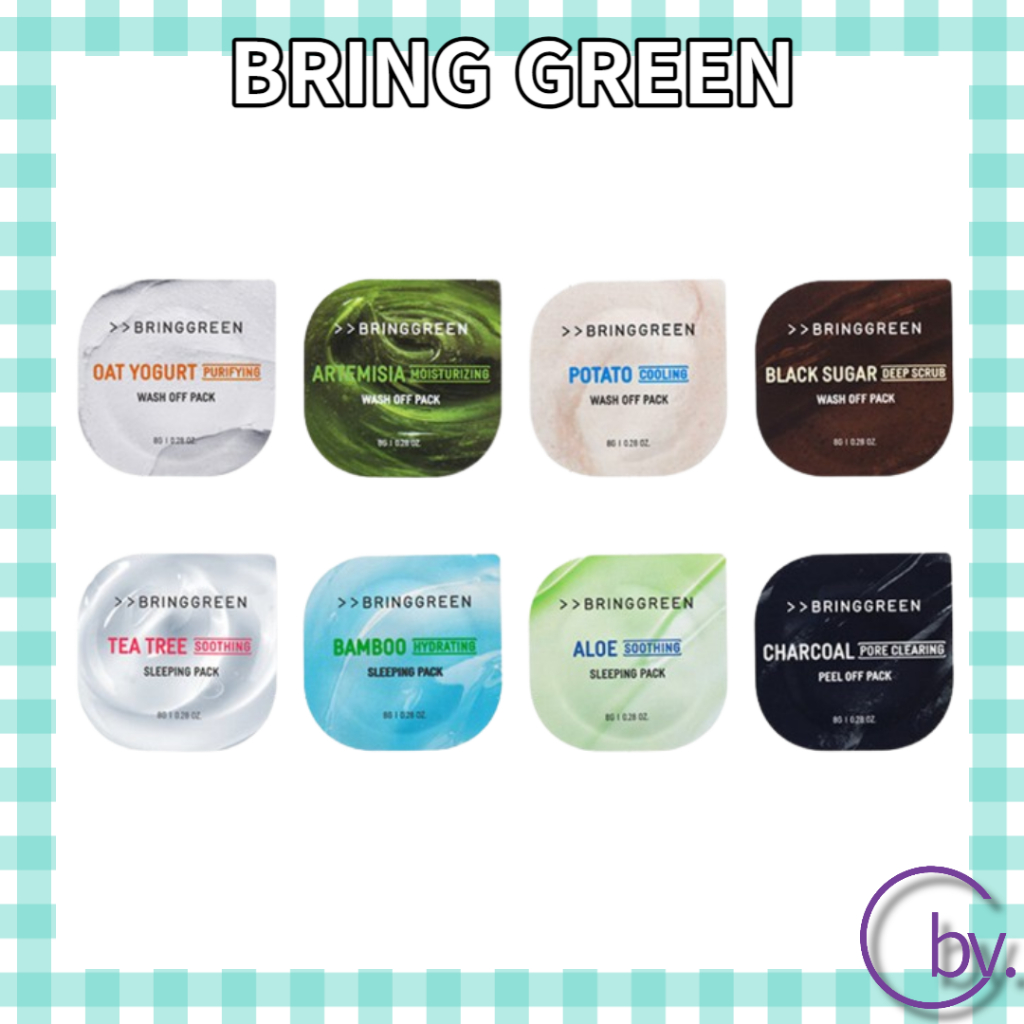 [BRING Green] 8types Fresh Ball Pack 8 กรัม * 5 ชิ้น (ล้างออก / นอนแพ็ค / ลอกออก)