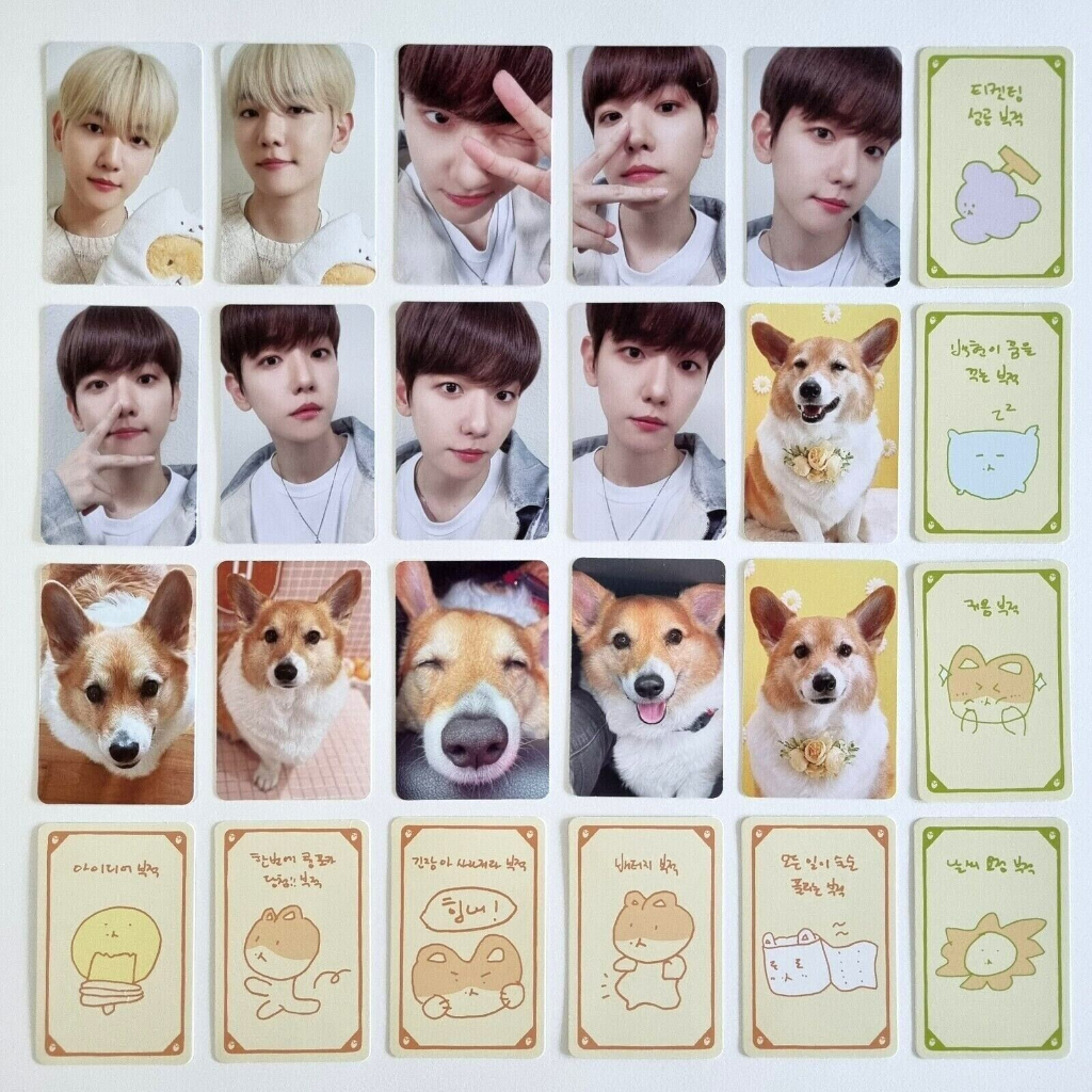 โฟโต้การ์ด Baekhyun TEO-LAE-GI ZIPDURI Teolaegi MD Lucky card Mongryong Official