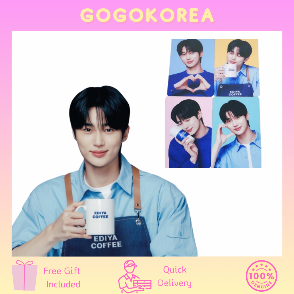 [ของสะสมไอดอล] / BYEON WOO SEOK X EDIYA / Byeon Woofseok Photocard 1Pack