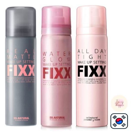 [ผลิตในเกาหลี] So NATURAL FIXX Makeup Setting Spray(All Day Tight/Water Glow/Real Matte) 35ml/75ml/1
