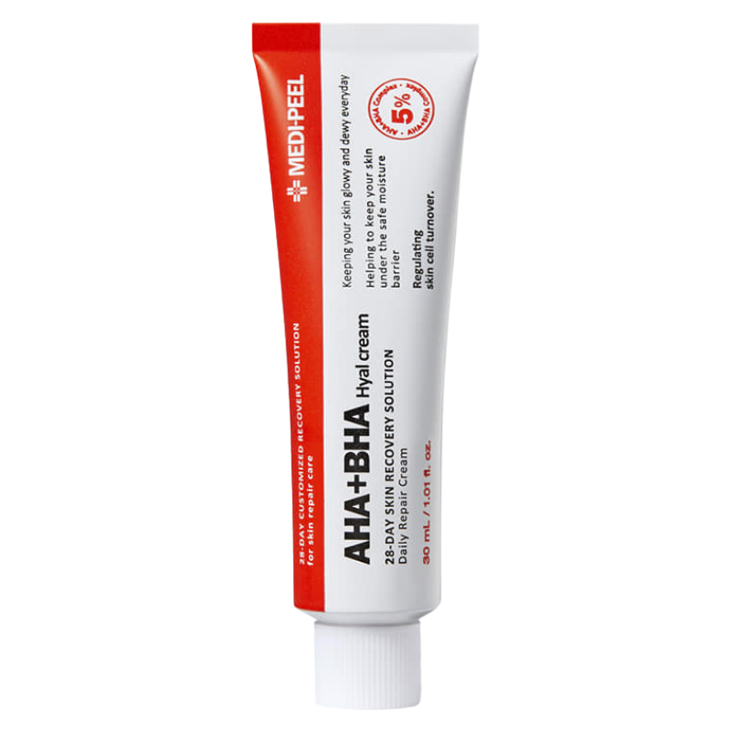 Medipeel AHA BHA 28 Days Hyal Daily Repair Cream 1.01 fl.oz / 30ml (วันหมดอายุ: 2027.10)