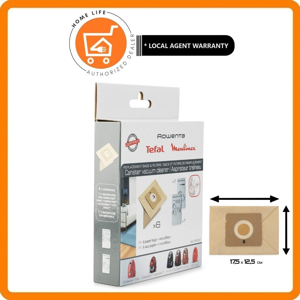 Tefal ZR0039 ถุงเก็บฝุ่น Rowenta