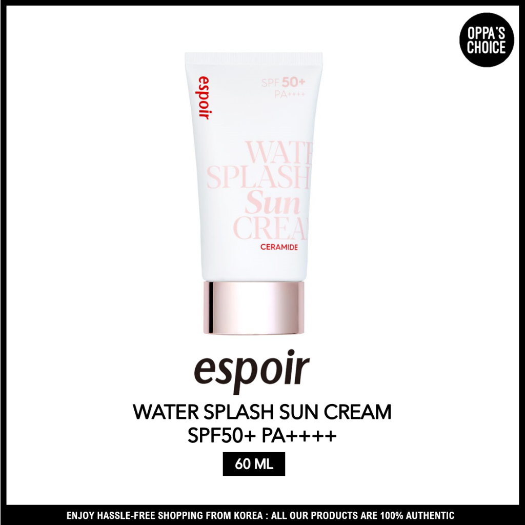 ESPOIR WATER SPLASH SUN CREAM CERAMIDE SPF50+ PA++++ ครีมกันแดด