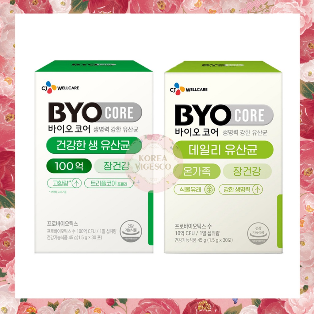 [CJ WELLCARE] BYO CORE 10 Billion Probiotics 1.5g x 30 Sticks โปรไบโอติก แลคโตบาซิลลัส เพื่อสุขภาพ / 10 พันล ้ านโปรไบโอติก สําหรับ