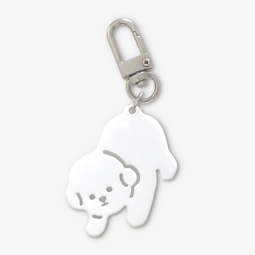 [Mill And Moi] Bichon Keyring พวงกุญแจอะคริลิค