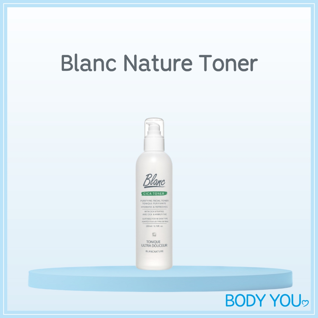 [Blanc Nature] Magic Centella Toner โทนเนอร์ลดรูขุมขน และสิว บํารุงผิวหน้า ให้ความชุ่มชื้น ล็อคผิวแห