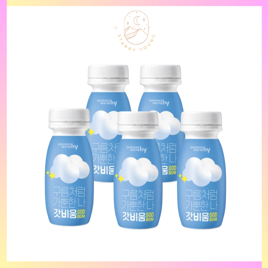 พร้อมส่ง [Hy] God Bium Probiotic Dietary Fiber Drink 100 มล. x 5 ขวด เครื่องดื่มไฟเบอร์ เครื่องดื่มลดน้ำหนักเส้นใยอาหาร