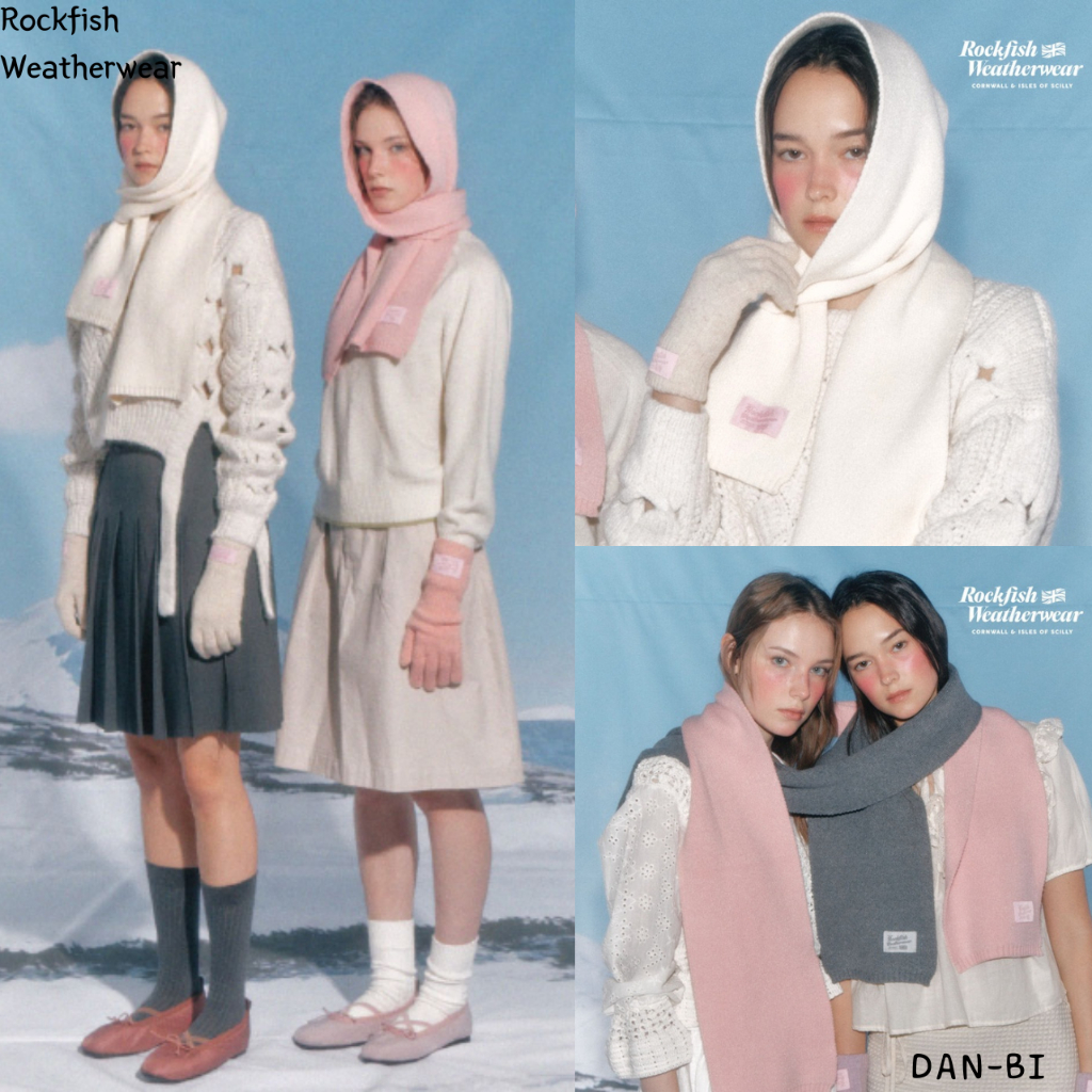 [RockfishWeatherwear] Fluffy KNIT MUFFLER - ของแท้ 100% / 23 ฤดูหนาว / สินค้าขายดี 6 สี
