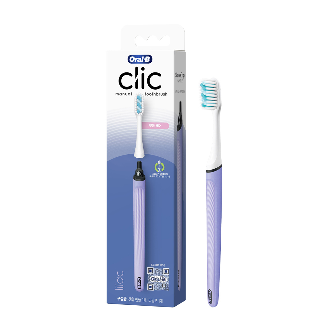 Oral B CLIC แปรงสีฟัน แบบแมนนวล เปลี่ยนได้