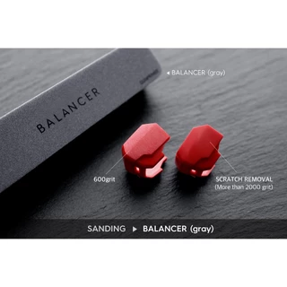 [GUNPRIMER] Balancer Gray (3 ชิ้น) / White (3 ชิ้น) แท่งขัดชนิดด้านจาก/แท่งขัดชนิดเงาจาก