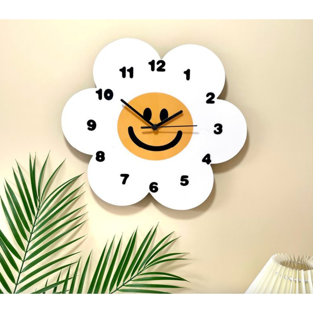 [Seoul Unnie] นาฬิกาแขวนไร้เสียงรบกวนสําหรับห้องเด็ก