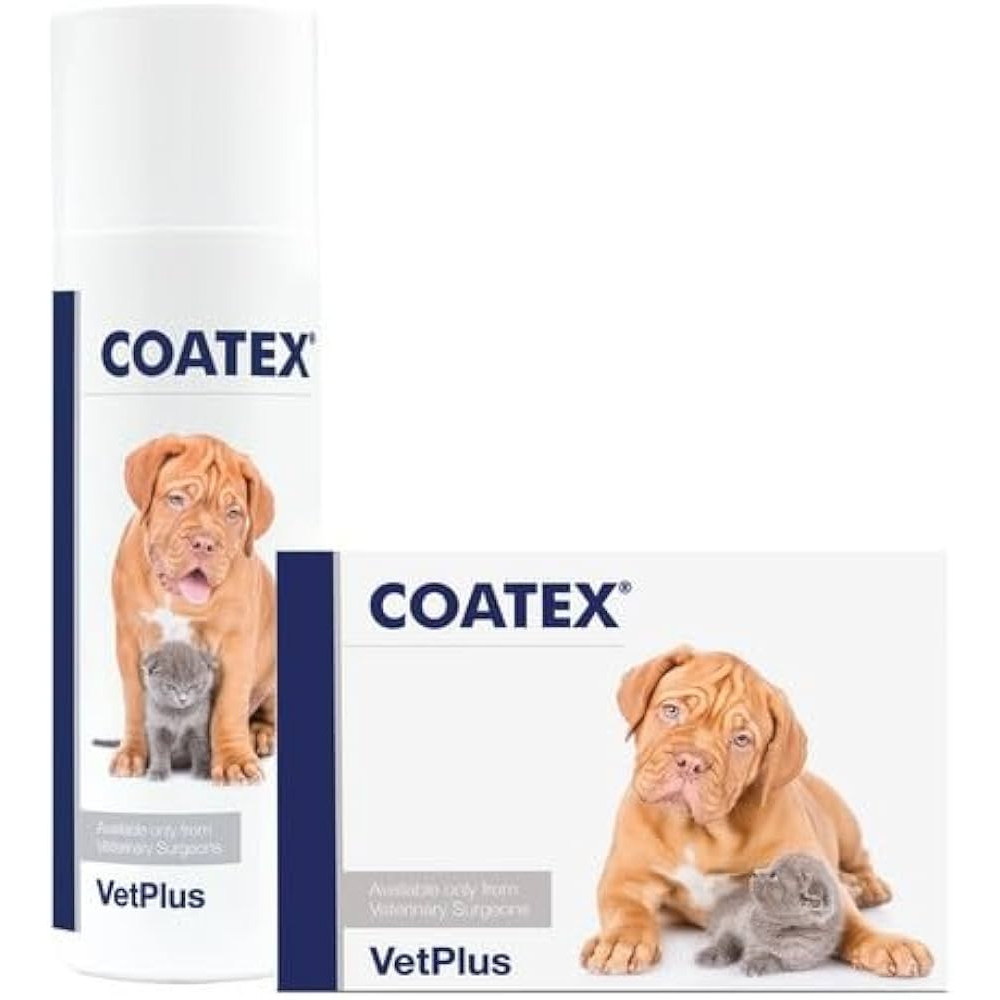 [VetPlus] Coatex for Dogs and Cats /สุขภาพผิวหนังและขน