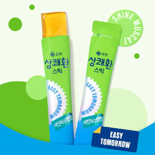 [Easy Tomorrow] Zero Sugar Hangover เจลลี่สติ๊กสดชื่น บรรเทาเมาค้าง - Zero Green Apple, Zero Flat Peach, Mango, Shine Muscat