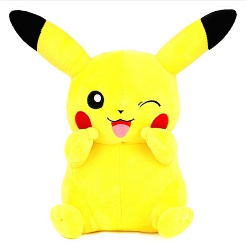 ของเล่นตุ๊กตา Pokemon Wink Posed Pikachu ขนาด 30 ซม.