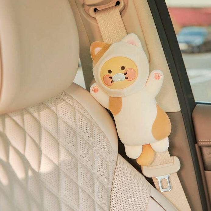 【พร้อมส่ง】Kakao Friends Seat Belt Cover - Choonsik