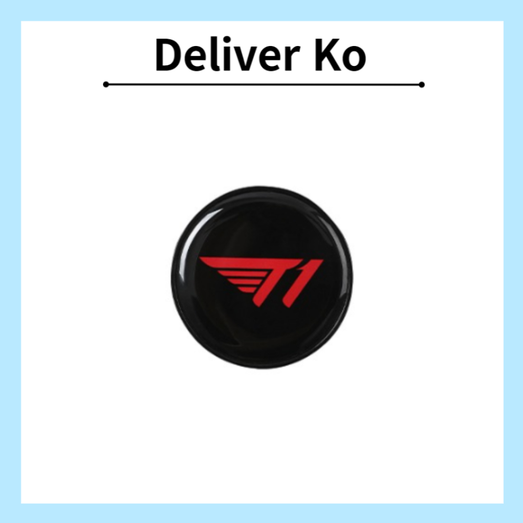 [สินค้าอย่างเป็นทางการ] Sktelecom T1 Team Faker โลโก้สัญลักษณ์ Griptok (สีแดง)