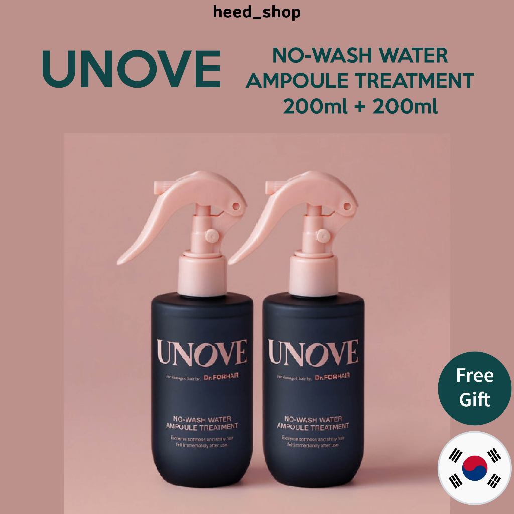 [UNOVE] No-wash WATER AMPOULE TREATMENT 200ml