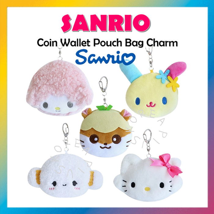 [SANRIO] Coin Wallet Pouch Bag Charm My Sweet Piano, Usahana,Charmmy Kitty, Cogimyun, COROCOROKURIRI