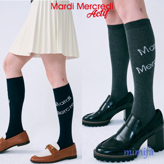 Mardi MERCREDI ACTIF ถุงเท้ายาวถึงเข่า DIAGONAL MARDI MERCREDI