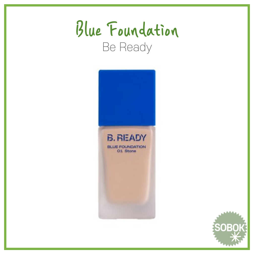 BE READY Blue Foundation (5 Colors) SPF 27+ PA++ 35ml