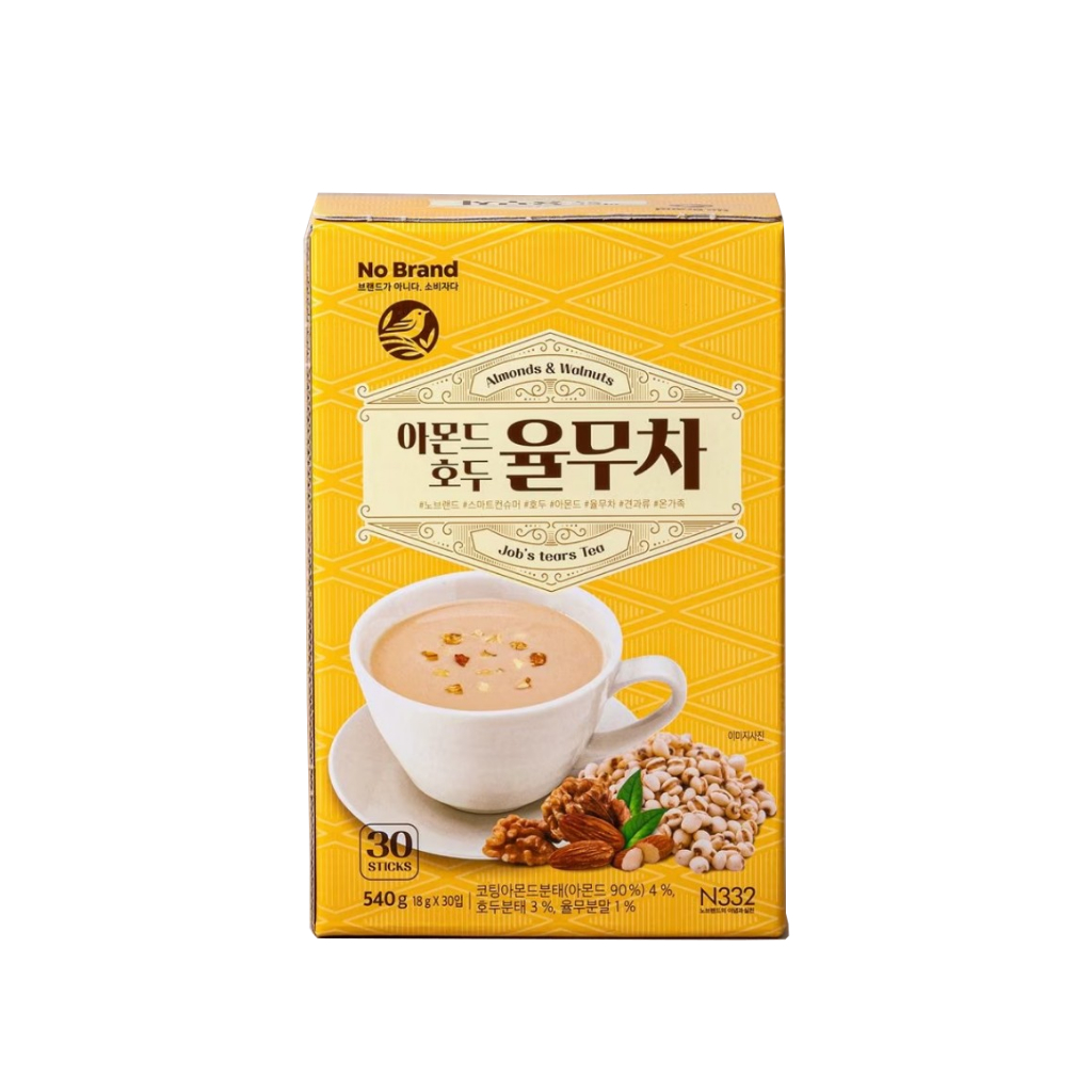 (30 ซอง) วอลนัท อัลมอนด์ อะเดเลย์ เกาหลี (น้ําตาแจ๊บ) ผงชา อาหารทดแทน