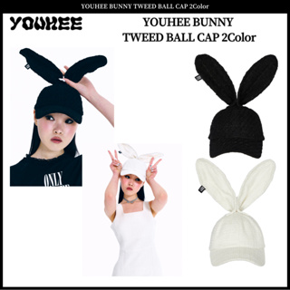 Youhee BUNNY หมวกแก๊ป หมวกบอล แบบสองหู 2 สี