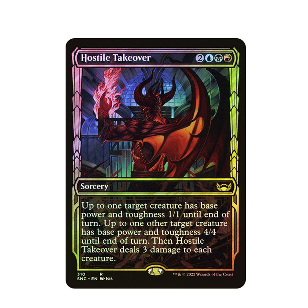 Magic The Gathering - การ์ด Hostile Takeover (ถนนของ Capenna ใหม่)