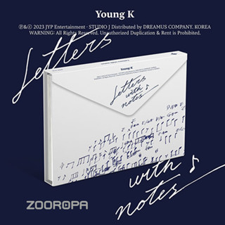 [ZOOROPA] Young K DAY6 1st Full Album Letters with notes