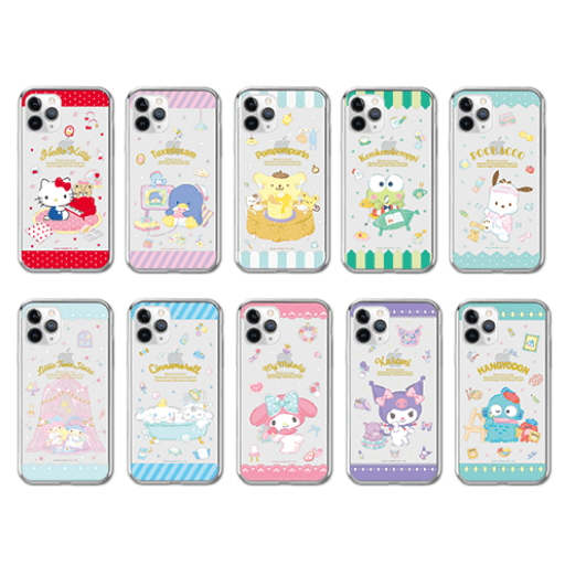 Sanrio ของแท้ {iPhone 17/16/15|Galaxy S25 S24 S23}เคสโทรศัพท์ใสเยลลี่