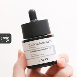 COSRX The Niacinamide 15 เซรั่ม 20 มล. - ผลิตภัณฑ์ดูแลสิวรวม ด้วยไนอะซินาไมด์ 15% ฝ้า สิวหัวดํา สิวหัวขาว รูขุมขน โทนสีผิว