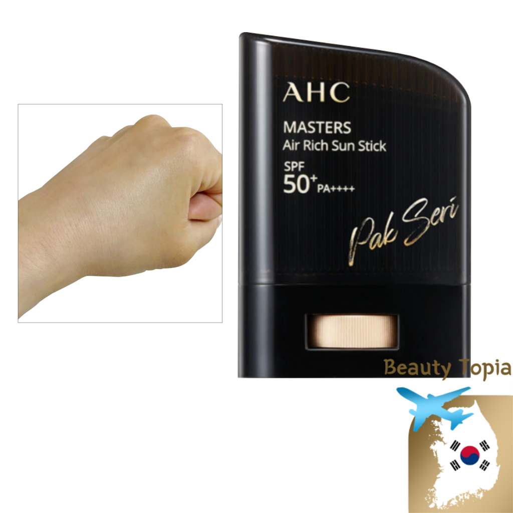 AHC กันแดดสติ๊ก กันแดดหน้า กันน้ํา Masters Air Rich Sun Stick SPF50+ PA++++ 14ก 22ก ahc sun stick wa