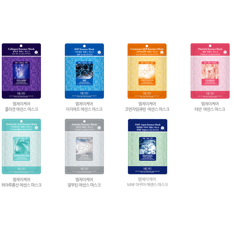 Mijin Essence Facial Mask Sheet/pack 10 แผ ่ น / 5 แผ ่ น / สกินแคร ์ / สกินแคร ์ / มาส ์ กหน ้ า / 