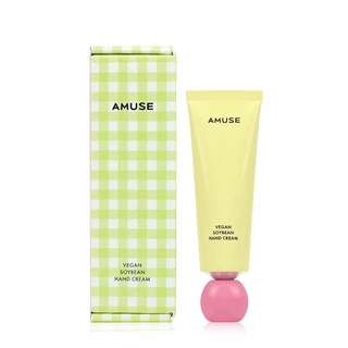 AMUSE Vegan Soybean Hand Cream 50ml - แฮนด์ครีมวีแกน ถั่วเหลือง บำรุงมือ เนียนนุ่ม เครื่องสำอาง