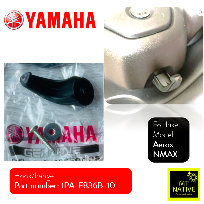 Yamaha Nmax Aerox Hook Hanger Part number 1PA-F836B-10
