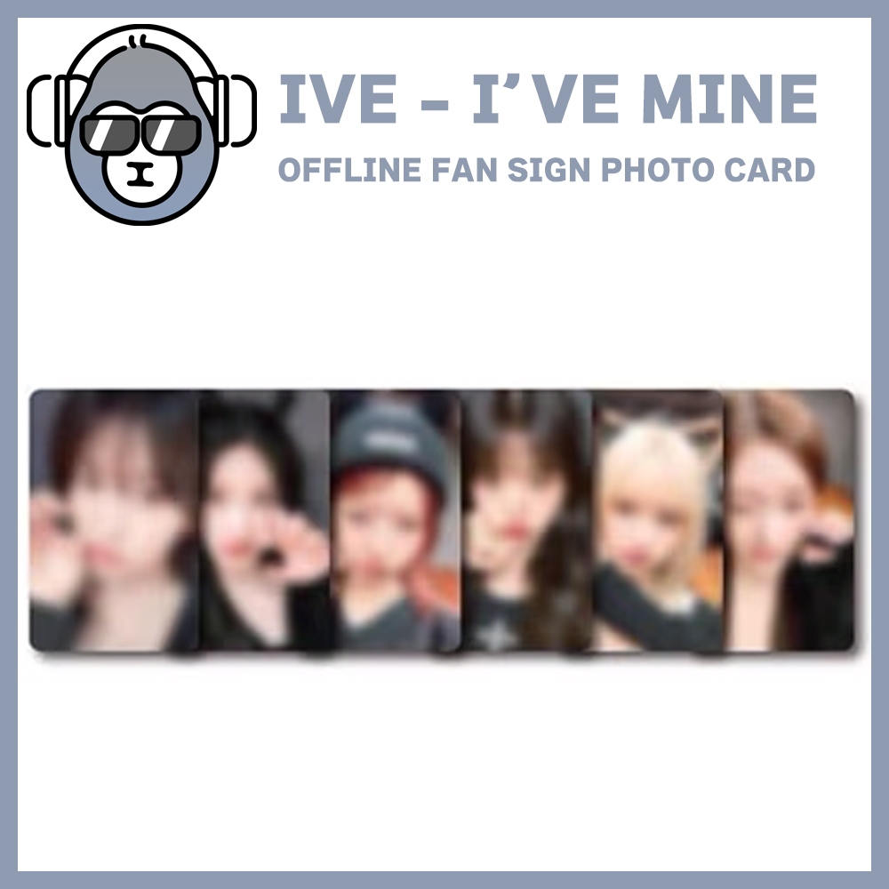 Ive [I'VE MINE] - ชุดโฟโต้การ์ด 'Offline Fansign'